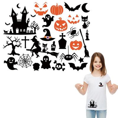 Новые нашивки на Хэллоуин, толстовки «сделай сам», Parches Ropa, наклейки для одежды, термопресс, аппликации, аппликации на одежду, художественные ремесла