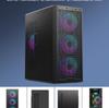 Игровой корпус для настольного ПК E-ATX с поддержкой 360-мм водяного охлаждения и совместимостью с материнскими платами большого размера