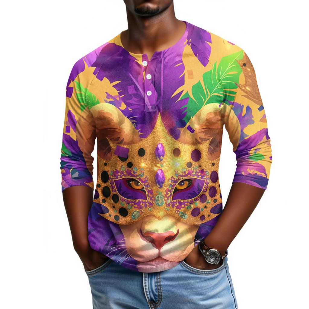 Мужской топ с рукавом реглан и рукавом три четверти