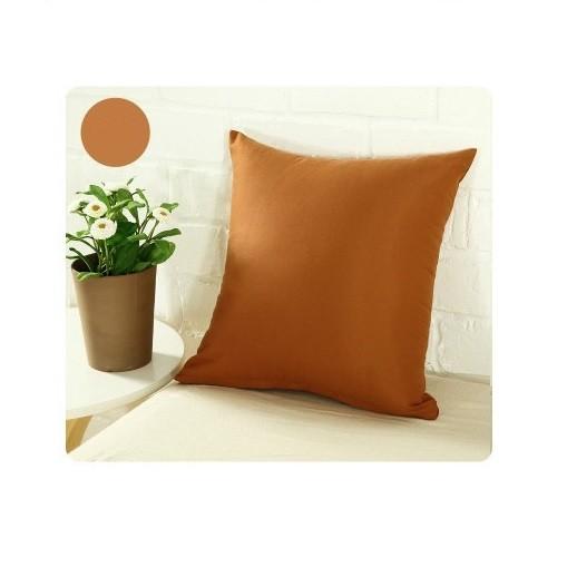Color Cushion Solid Cover Pillow Case Cotton Blend 40x40 45x45 50x50 Color 12