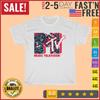 The Official MTV Logo Roses and Tattoo Style Vintage T Shirt Men Women Kid NEW