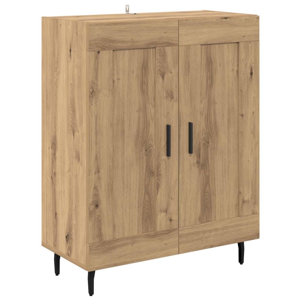 Sideboard Artisan Oak 69.5 x 34 x 90 cm Composite Wood and Iron