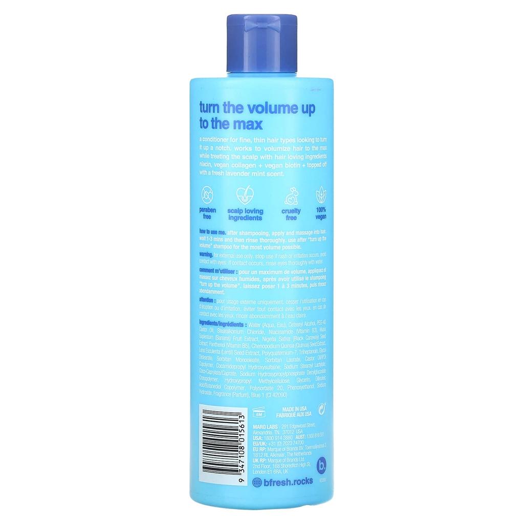 b.fresh Turn Up the Volume, Кондиционер для придания объема, лаванда и мята, 355 мл (12 жидких унций)