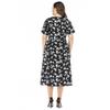 Plus Size Women's Summer New Simple V Neck Skirt Dress
