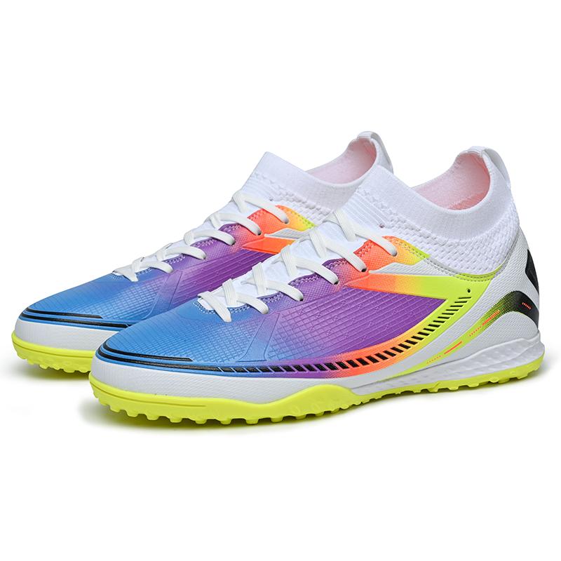 Football Shoes 34-45 Men/Women's Football Boots Short Lauret Indoor and Outdoor High-top Sock Mouth Artificial Lawn Children Football Shoes