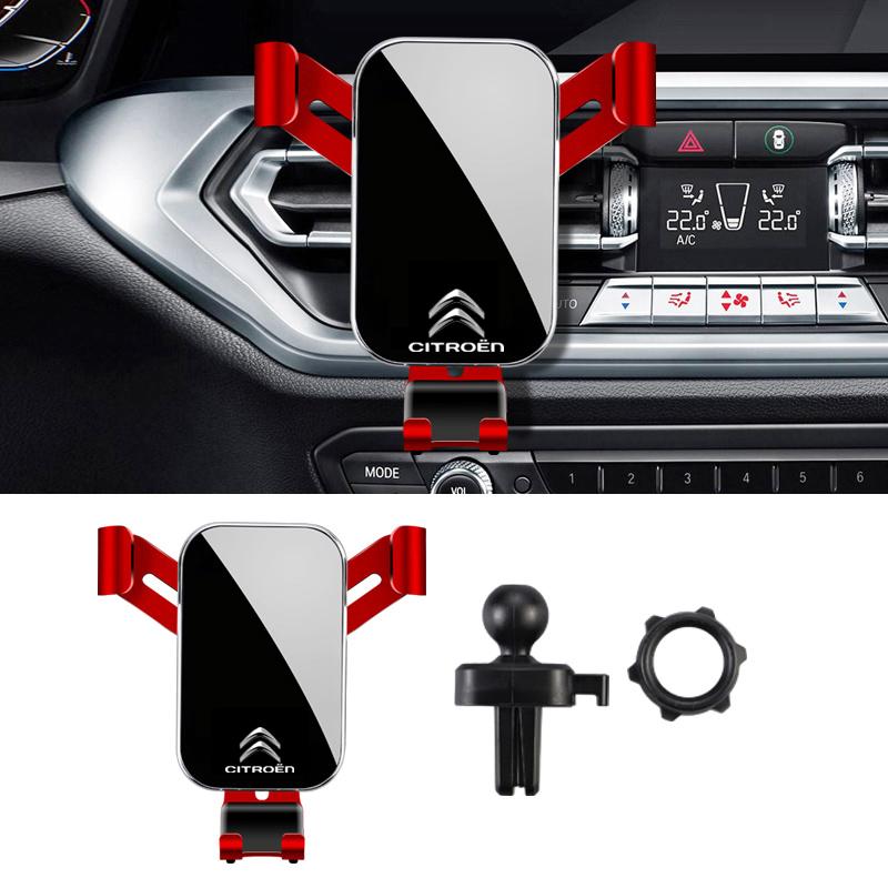 Car Phone Holder Cell Air Vent Mount Moblie GPS Support Stand For Citroen C5X e-C4 X e-C3 C4 C3 C5 Berlingo C-Elysee C-Crosser CW0