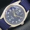VINTAGE HMT JANATA HAND-WINDING INDIAN MENS BLUE COLOR DIAL WATCH A700075-5 R201-a700075