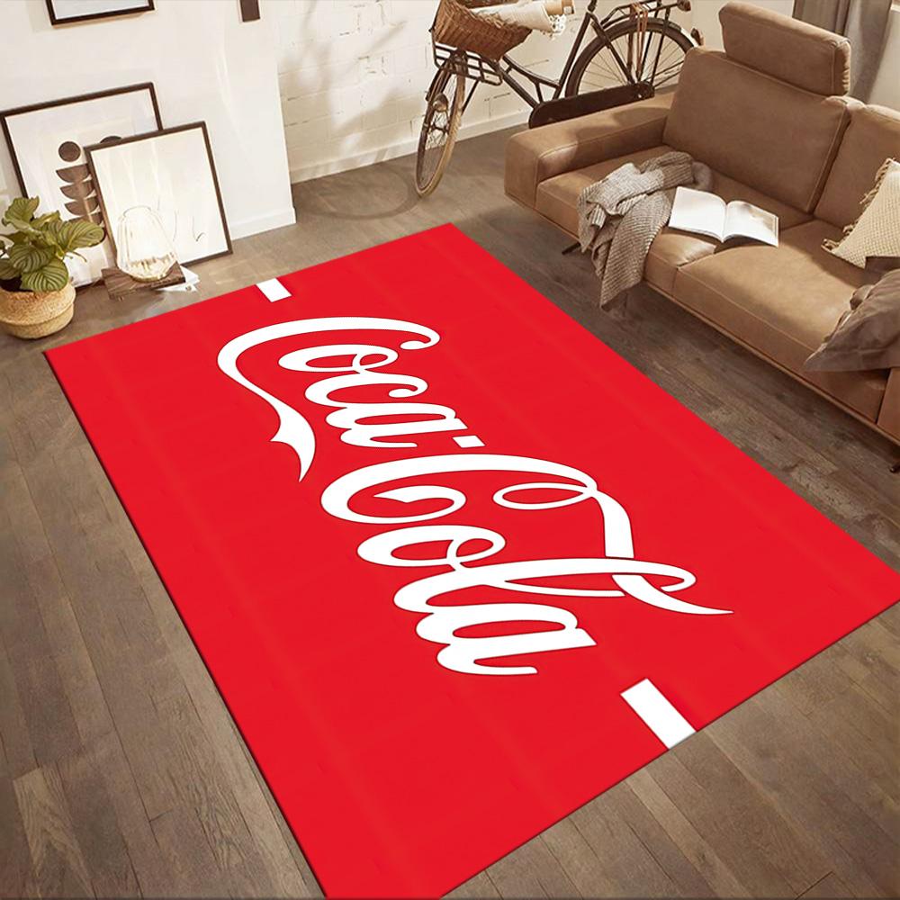 Квадратные коврики Coca-cola Classic с крышками — отличный выбор для гостиных, спален, домашнего декора и в качестве подарков.