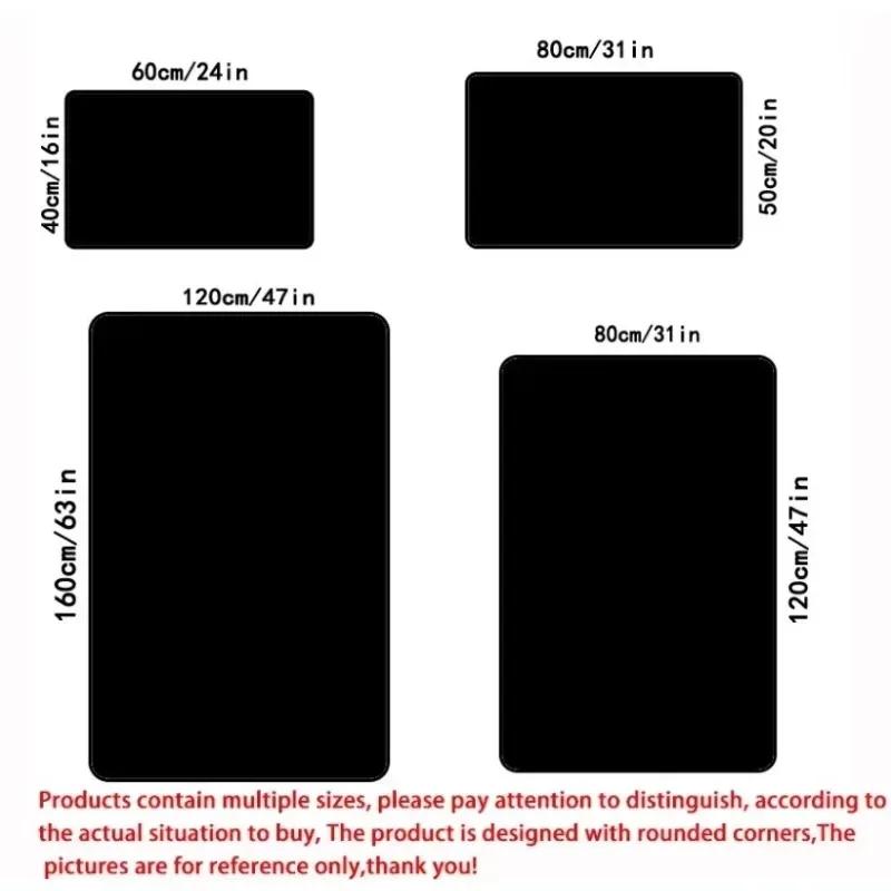 Абстрактное искусство Милый кот Котенок Ковер Гостиная Диван Спальня Кабинет Кухня Коврик для входной двери Нескользящий Крутой Домашний декор Коврик