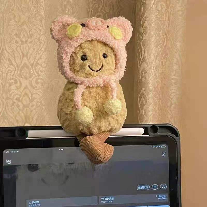 Британская j кукла-арахис забавная кукла-арахис подушка-игрушка плюшевая игрушка сумка плюшевый кулон арахис