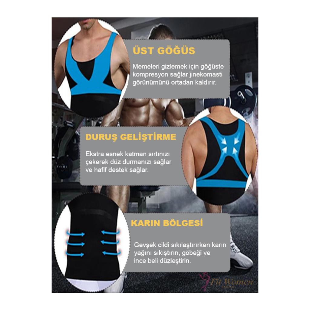 Корсет для спортсменов-мужчин, укрепляющий корсет для талии, груди, живота, гинекомастии, помогает поддерживать вертикальную осанку