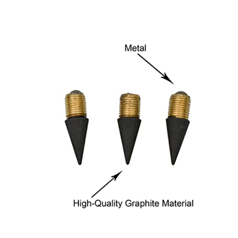 20PCS 0.5mm Head for No Ink Pen Replaceable Universal Eternal Pencil No Ink Pen