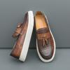 Casual Leather Men Casual Shoes Fashion Flats Moccasins Soft Breathable Man Tassels Loafers Business Loafers Shoes Driving Shoes