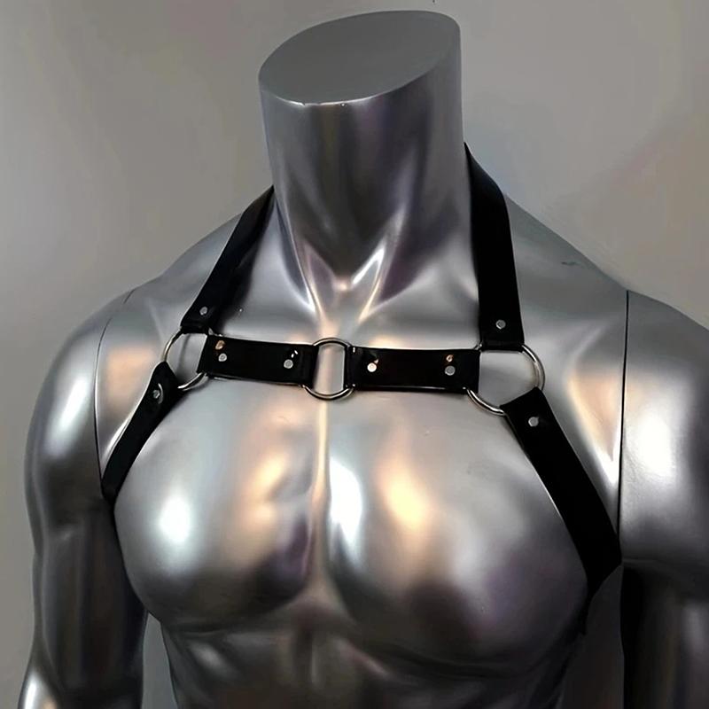 Мужские забавные сексуальные нагрудные кожаные ремни-хипстерские мужские ремни-ремни для груди мужские кожаные ремни-ремни для одежды аксессуары