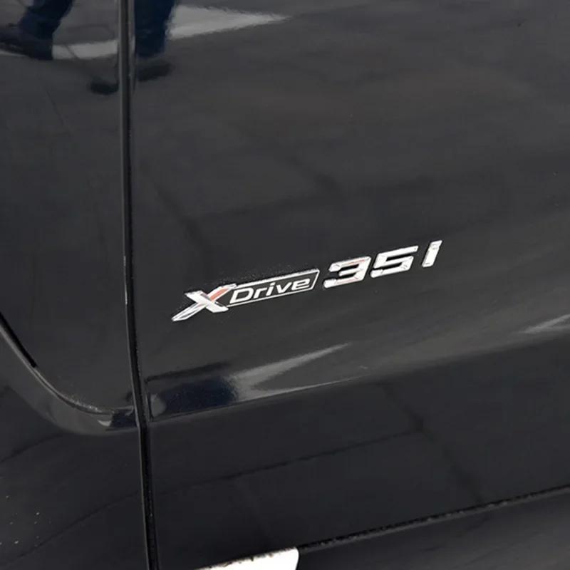 Car Trunk Emblem Badge For BMW X1 X3 X5 X6 XDrive 18i 20i 25i 28i 30i 35i 40i 50i E70 F15 F16 F25 F30 Logo Lettering Accessories tn2