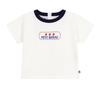 Petit Bateau Футболка с коротким рукавом A0EH6 12 месяцев 74 см Молочно-белый