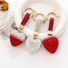 Shining LOVE Keychain Jewelry Car Keyring Personalized Heart Keychain Pendant