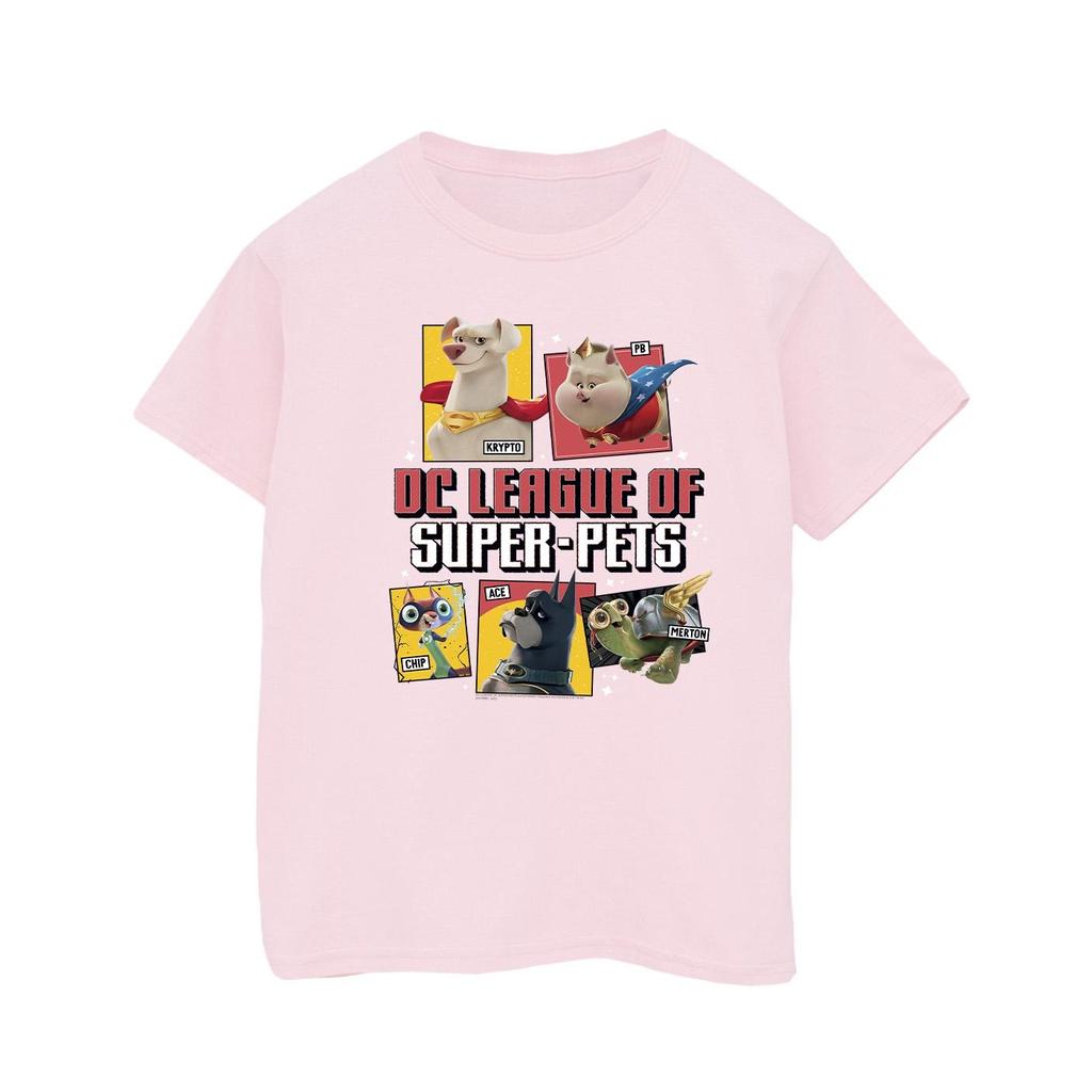 DC Comics Boys DC League Of Super-Pets Profile T-Shirt