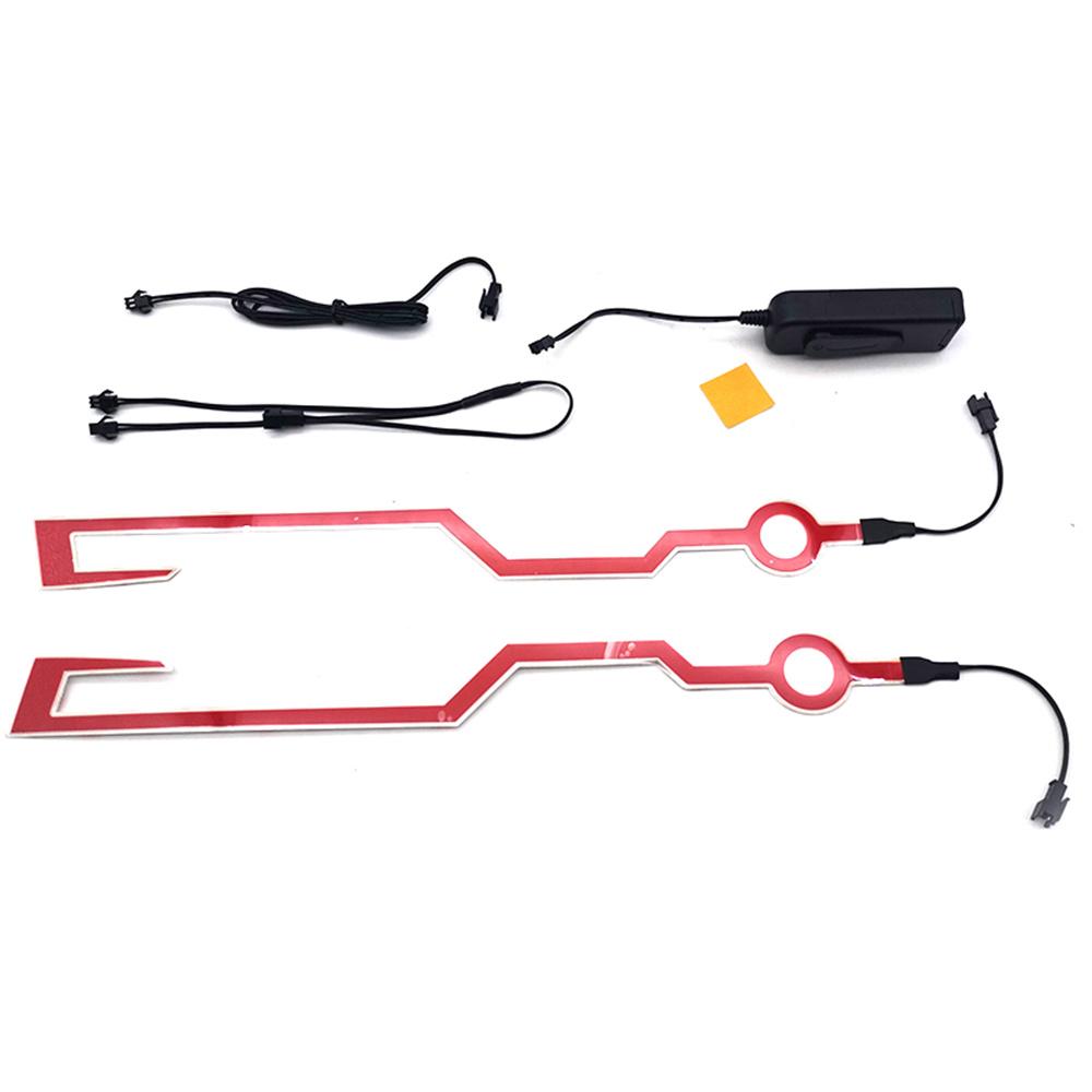 Мотоциклетный шлем Холодная световая полоса Шлемы Режим Ночное вождение Сигнал Мигающие огни полоса Бар