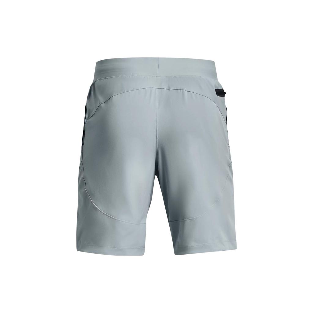 Under Armour Однотонные прямые спортивные шорты с эластичной талией для мужчин, цвета хабаровско-голубой 1373780-465