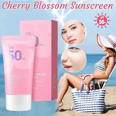 LAIKOU SPF 50 PA+++ Sakura Солнцезащитный крем для лица, тела, шеи, солнцезащитный крем длительного действия с защитой от солнца для лица, солнцезащитный крем 50 г