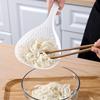 Совок-сито, дуршлаг с прорезями, ложка для макарон, пластиковая ложка-скиммер с ручкой, лопатка для слива еды для приготовления пищи на кухне