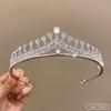 Birthday Rhinestone Crown Headband Princess Tiara Bride Wedding Crown Adult Headband Diamond Children