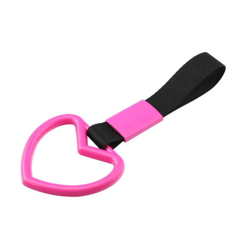 Tsurikawa Heart JDM Train Bus Handle Hand Strap Styling Drift Charm Strap Drift Auto Accessories Car Strap