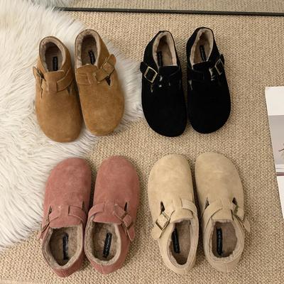 Женские зимние теплые ботинки большого размера на мягкой подошве с мехом, противоскользящие, для снега, на подкладке, ботильоны до щиколотки, спортивные, для улицы, меховые, хлопковые ботинки, обувь из соевого волокна