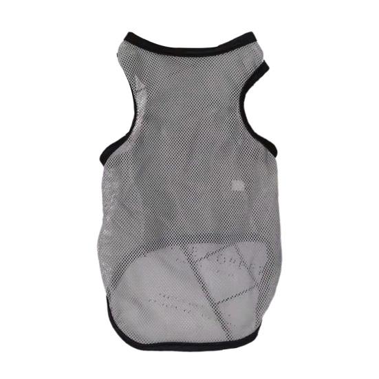 Рубашка для собак, однотонная дышащая сетчатая ткань, быстросохнущая футболка для щенков на лето