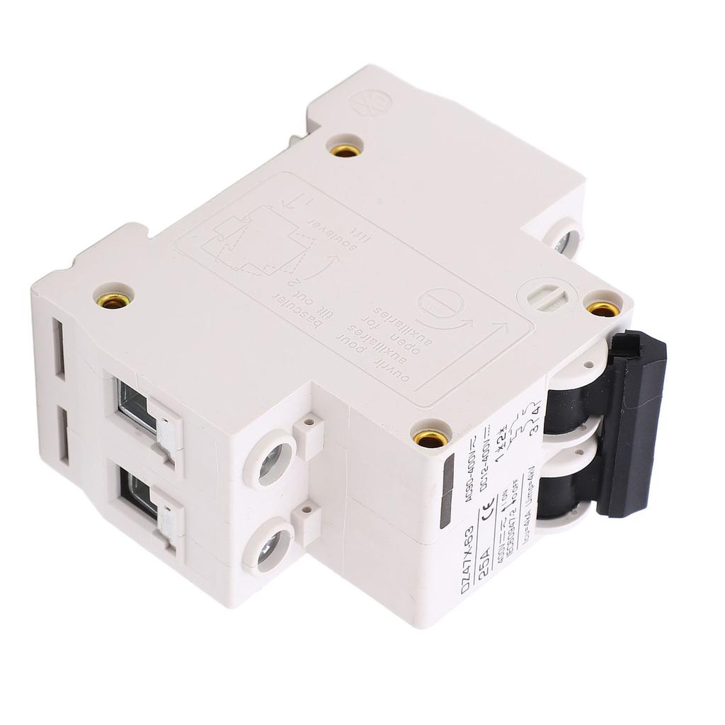 AC DC Miniature Circuit Breaker 2P 25A 400V DIN Rail Mount for Solar PV System DZ47X 63