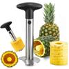 Pineapple Cutter Stainless Steel Pineapple Slicer Pineapple Extractor Peeler Core Separator Spiral Rotary Pineapple Peeler