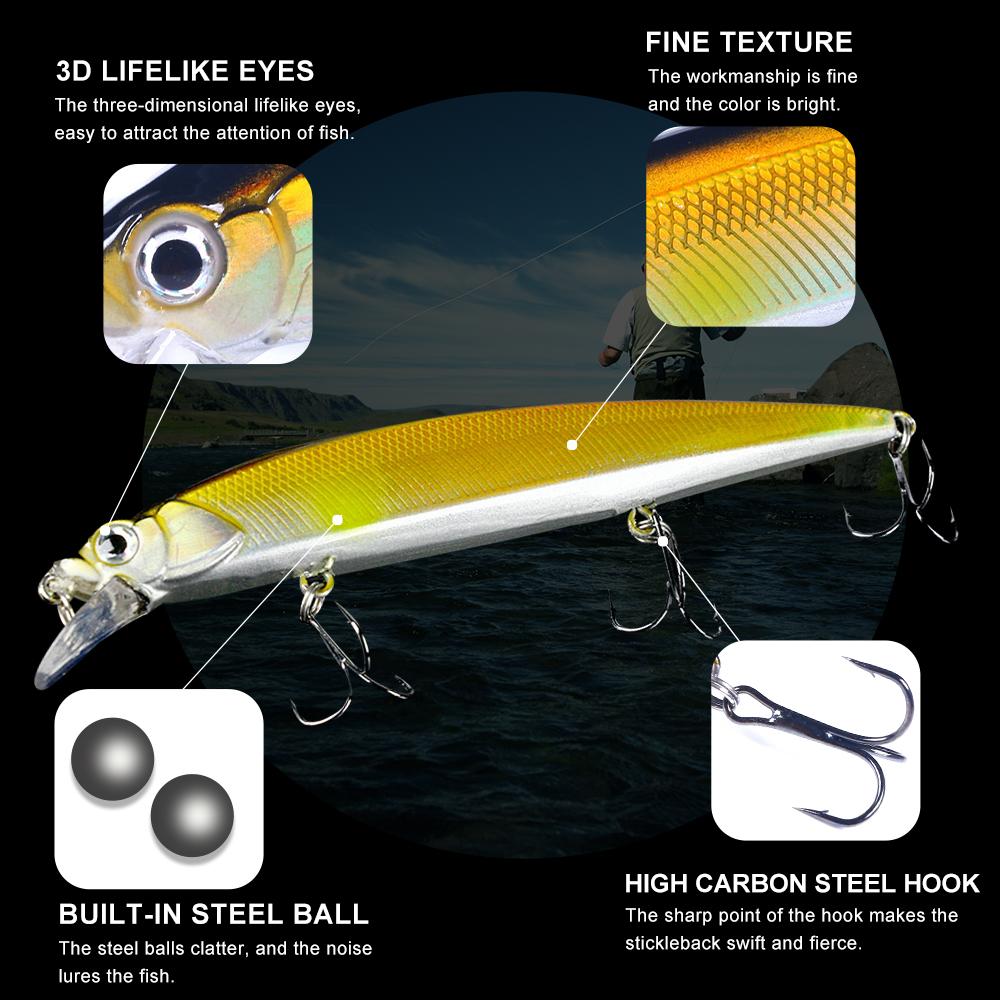 Большой плавающий воблер гольяна, рыболовная приманка, 18 г, 14 см, джеркбейт, гольян Isca, искусственная жесткая приманка, Pesca, рыболовная воблер