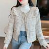 French Style Small Fragrance Jacket Women's Autumn Temperament Small Short Tweed Top