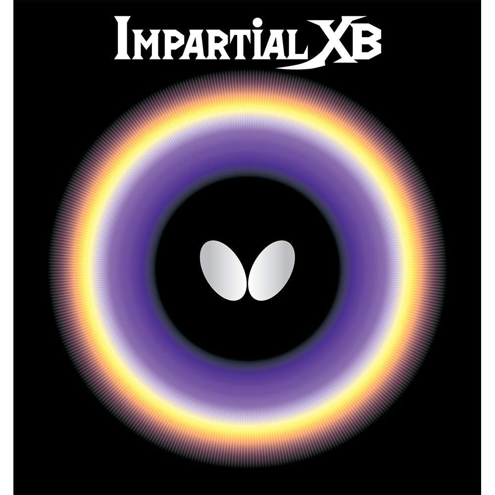 Butterfly Impartial XB Table Tennis Rubber Soft Tension Speed 00410 Black Medium