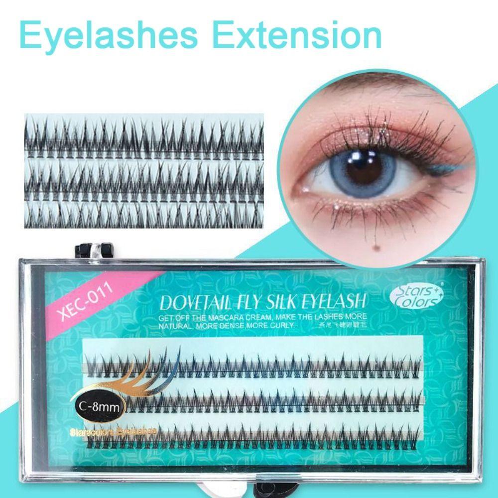 Handmade DIY Natural Long Individual Eyelashes Grafting Eyelashes Premade Volume Fan Eyelashes