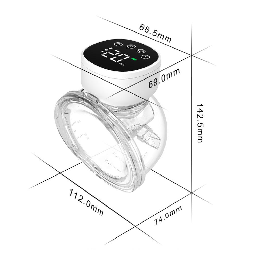 MY376 Переносной электрический молокоотсос Hands Free Бесшумный невидимый молокоотсос 3 режима 9 уровней