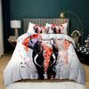 Boho Elephant Duvet Cover Set Bohemian Mandala Elephant Bedding Set Safari Animal Indian Exotic Queen King Polyester Quilt Cover