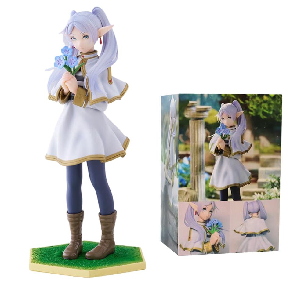 Фигурка Аниме Девушки Frieren Fern q-версия Noodle Sousou Beyond Journey End Модель Action Игрушка Подарок ПВХ давление нет s Подвижная Сочлененная Масштаб Детализированная