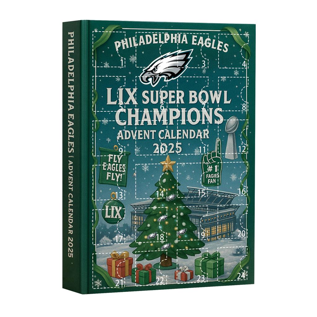 Philadelphia Eagles Christmas Coming Calendar Blind Box Super Bowl Christmas Tree Acrylic Pendant
