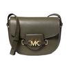 MK Сумка-кроссбоди с клапаном и логотипом, маленькая, женская, оливково-зеленая 35F3G6RC1T-OLIVE