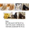 Handmade Nap Blanket with Tassel Throw Blanket Fashion Sofa Blanket  Bed