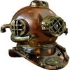 НАС. Копия водолазного шлема Navy Mark V – 45,72 см, отделка латунью