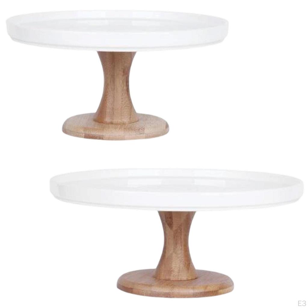 Подставка для торта, деревянный поднос с высокими ножками для празднования дня рождения