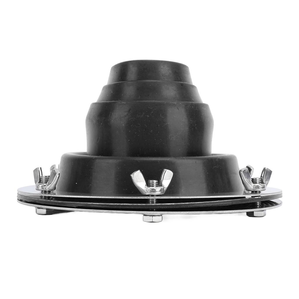 Комплект для установки палаточной печи, высокотемпературный силиконовый чехол для трубы, комплект для фартука дымохода на крыше, совместимый с тройной стенкой