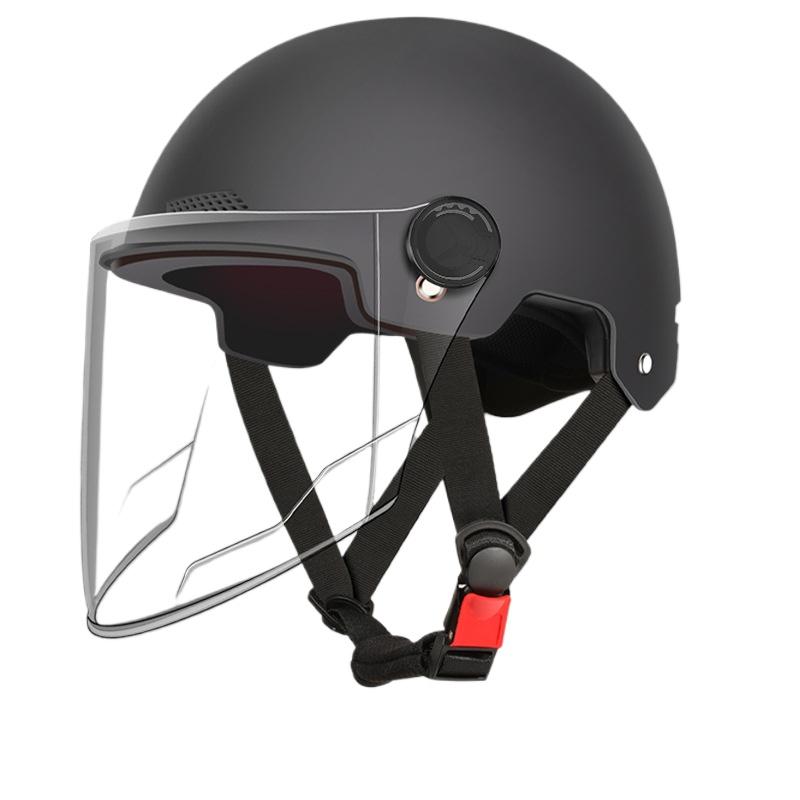 Шлем Электромобиль Женский и Мужской Мотоциклетный Аккумуляторный Автомобиль Полушлем Летняя Защита от Солнца Полный Шлем Оптом Езда Дышащий и Легкий