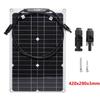 300W-(# 20W) Flexible Solar Panel 18V Sola Cell With 10A-100A Controller Power Bank for Outdoor Camping Phone Car RV Yacht