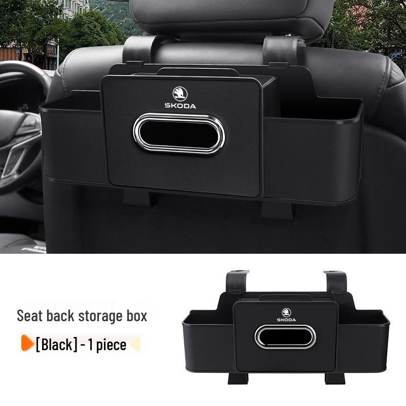 Skoda Rear Seat Storage & Cup Holder for Octavia, Superb, Rapid, Kamiq