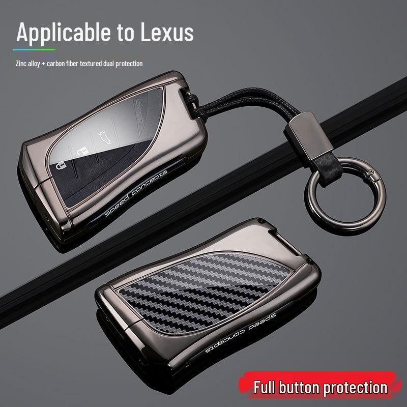 Lexus Key Case for ES200, ES300h, NX200, ES260, LS, RX300 - Car Key Shell with Buckle