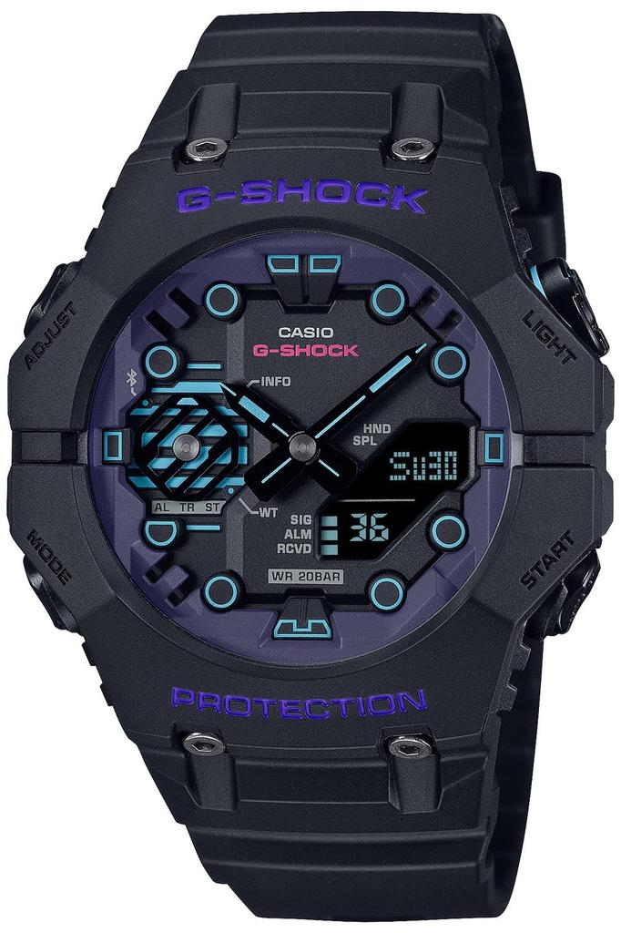 Часы Casio G-Shock (GA-B001CBR-1AJF / -B001CBR-2AJF) с Bluetooth, Мужской, Черный / Синий, Аутентичный японский продукт